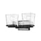 Z-Lite Bleeker Street 2 Light Vanity, Matte Black & Clear 475-2V-MB-CH - alternate 1